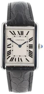 Cartier Tank Solo 3169 Stainless steel White