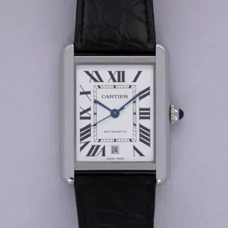 Cartier Tank Solo 3515 Stainless steel White