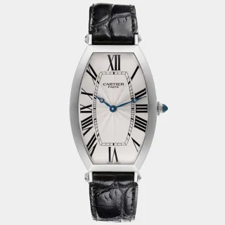 Cartier Tonneau XL W1546351 Platinum Silver