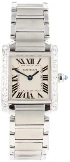 Cartier Custom Tank W51008Q3 Stainless steel White