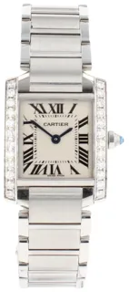 Cartier Custom Tank W51008Q3 Stainless steel White