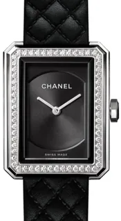 Chanel Boy-Friend H6586 Stainless steel Black