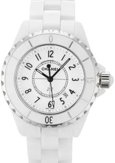 Chanel J12 H0968 White ceramic White