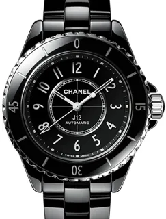 Chanel J12 H5696 Black ceramic Black