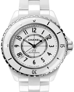 Chanel J12 H5699 White ceramic White