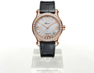 Chopard Happy Sport 274808-5006 Rose gold White