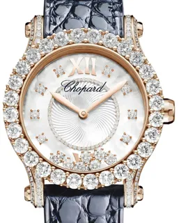 Chopard Happy Sport 274809-5001 Rose gold White