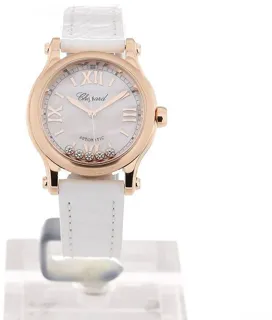 Chopard Happy Sport 274893-5009 Rose gold White