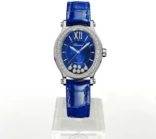 Chopard Happy Sport 275362-1001 White gold Blue