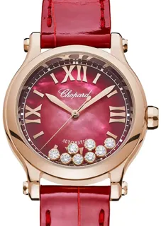 Chopard Happy Sport 275378-5005 Rose gold White