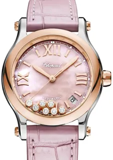 Chopard Happy Sport 278559-6021 36mm Stainless steel Pink