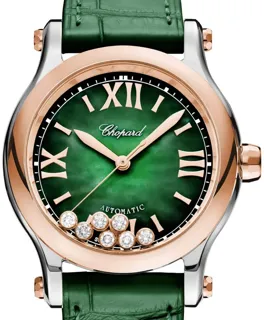 Chopard Happy Sport 278578-6002 Red gold$Stainless Steel White