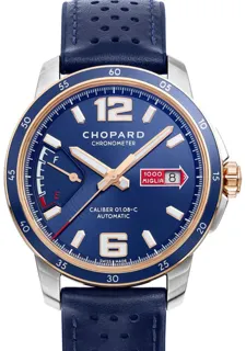 Chopard Mille Miglia 168566-6002 Rose gold and Stainless steel Blue