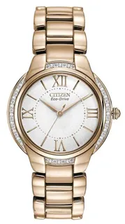 Citizen Ciena Eco-Drive EM0093-59A Stainless steel White