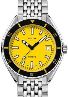 Doxa Sub 200 799.10.361.10 Stainless steel Yellow