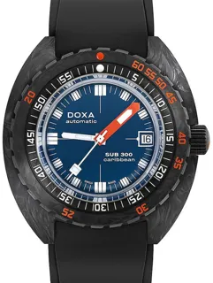 Doxa SUB 300 822.70.201.20 Carbon fiber Blue