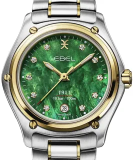 Ebel 1911 1216573 Yellow gold and Stainless steel Green