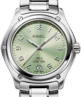 Ebel 1911 1216579 34mm Stainless steel Green