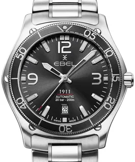 Ebel 1911 1216586 42mm Stainless steel Black