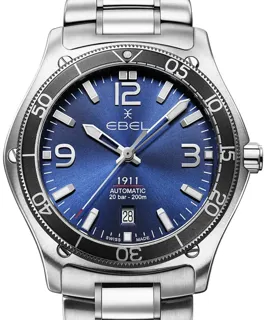 Ebel 1911 1216587 42mm Stainless steel Blue