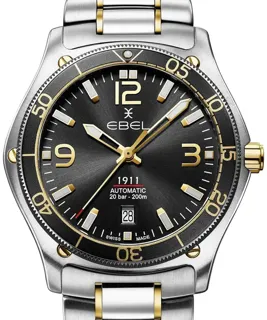 Ebel 1911 1216588 Yellow gold and Stainless steel Black