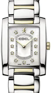 Ebel Brasilia 1216484 23mm Yellow gold and Stainless steel White