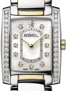 Ebel Brasilia 1216485 23mm Yellow gold and Stainless steel White