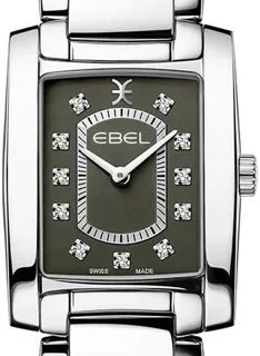 Ebel Brasilia 1216486 23mm Stainless steel Black