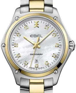 Ebel Discovery 1216531 33mm Yellow gold and Stainless steel White