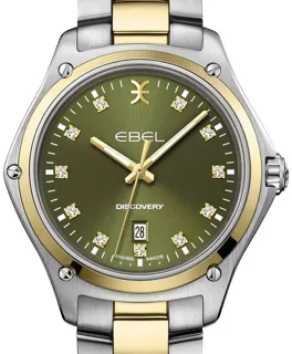 Ebel Discovery 1216548 33mm Yellow gold and Stainless steel Green