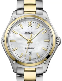 Ebel Discovery 1216549 33mm Yellow gold and Stainless steel White