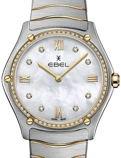 Ebel Sport Classic 1216412A Yellow gold and Stainless steel White