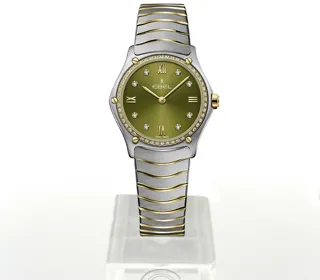 Ebel Sport Classic 1216447A 29mm Yellow gold and Stainless steel Green