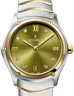 Ebel Sport Classic 1216473A Yellow gold and Stainless steel Green