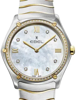 Ebel Sport Classic 1216512A Yellow gold and Stainless steel White