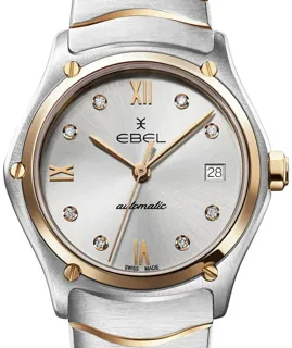 Ebel Sport Classic 1216525 29mm Rose gold and Stainless steel Silver