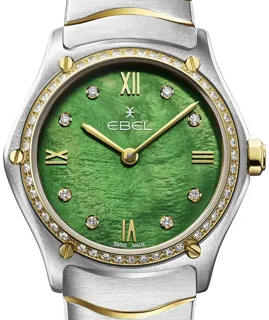 Ebel Sport Classic 1216542 Yellow gold and Stainless steel Green