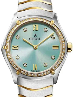 Ebel Sport Classic 1216559 Yellow gold and Stainless steel Blue