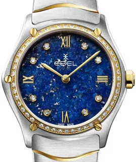 Ebel Sport Classic 1216562 29mm Yellow gold and Stainless steel Blue