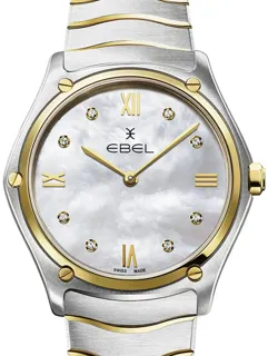 Ebel Sport Classic 1216566 Yellow gold and Stainless steel White