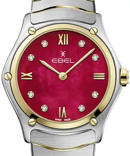 Ebel Sport Classic 1216490A 29mm Yellow gold and Stainless steel White