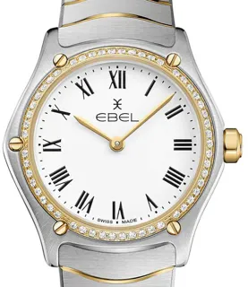 Ebel Sport Classic 1216385A 24mm Yellow gold and Stainless steel White