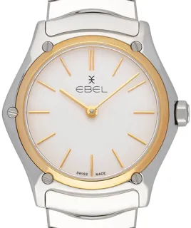 Ebel Sport Classic 1216449A 29mm Yellow gold and Stainless steel White