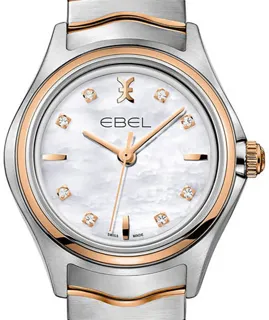 Ebel Wave 1216324 30mm Stainless steel White