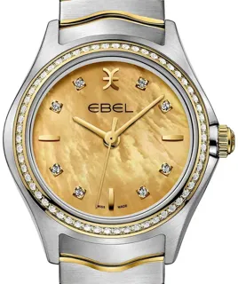 Ebel Wave 1216571 30mm Yellow gold and Stainless steel Golden