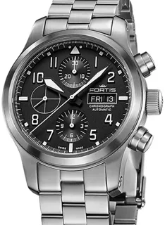 Fortis Aeromaster F4040000 Stainless steel Black