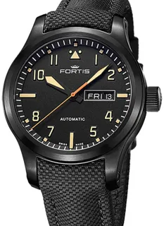 Fortis Aeromaster F4020007 Stainless steel and PVD Black