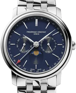 Frédérique Constant Classics FC-270N4P6B Stainless steel Blue