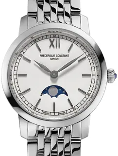 Frédérique Constant Slimline FC-206SW1S6B Stainless steel White