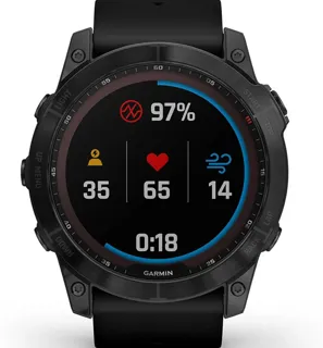 Garmin Fenix 010-02541-23 Titanium and DLC Black